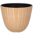 thumbnail image 3 of maceta de resina kurv color terracotta 16, 3 of 4