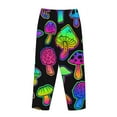thumbnail image 5 of Sigee Bright Mushrooms Print Women's Soft Pajama Pants - Breathable and Comfortable Lounge Sleep Bottoms with Elastic Waistband and Pockets-Large, 5 of 9