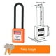 thumbnail image 4 of Kenally Paquete de 5 candados industriales Cerraduras de puertas de seguridad simples Juegos de bloqueo profesional Cerraduras para el hogar Herramientas y ferretería Orange Kenally TO001359-07B, 4 of 6
