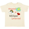 thumbnail image 3 of Inktastic Someone in Michigan Loves Me Boys or Girls Toddler T-Shirt, 3 of 5