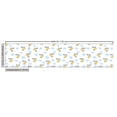 thumbnail image 2 of Ambesonne Cartoon Fabric by the Yard Upholstery, Aircraft in Clouds, 5 Yards, Yellow Blue, 2 of 4