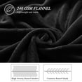 thumbnail image 5 of Howarmer Large Black Fleece Throw Blankets, King Size Soft Fuzzy Blanket for Women Men and s, All Season Lightweight Microfiber Fluffy Blanket, 90 x 108 inch, 5 of 7