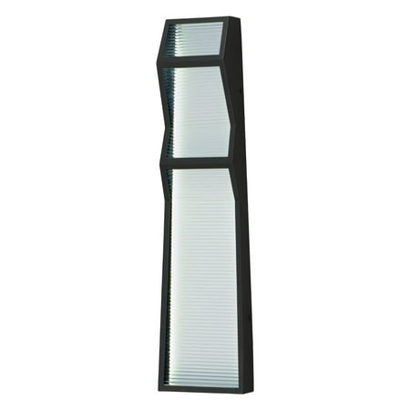 

ET2 Lighting E30126-144BK Totem - 24W 2 LED Outdoor Wall Mount-24 Inches Tall and 6 Inches Wide