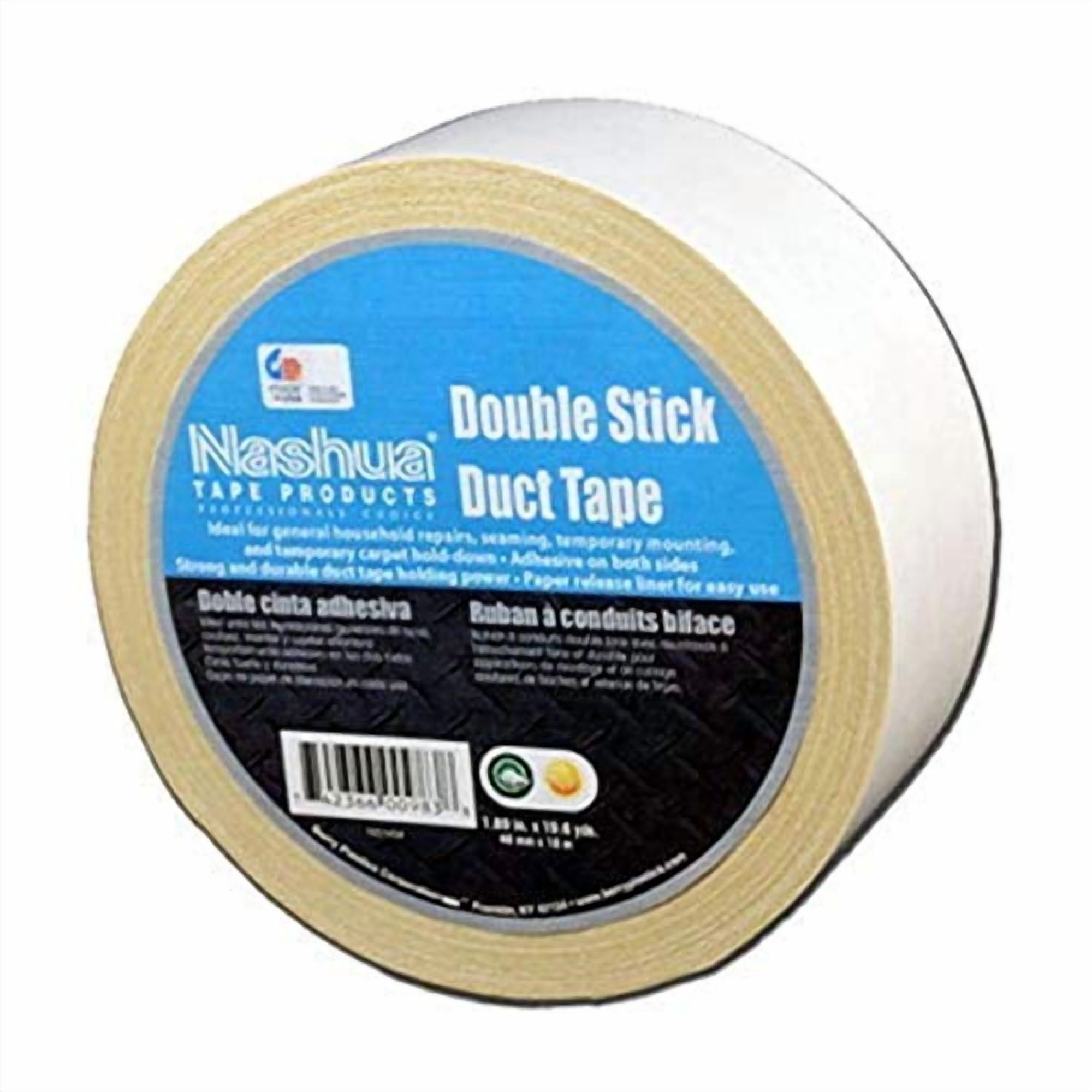 Polyken 105C Multi-Purpose Double-Sided Cloth Duct Tape, 18m Length x 48mm Width, Natural
