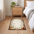 thumbnail image 3 of ODIKA 2'x3' Ultra-Soft Accent Mat, Dining Under Funky Damask Scrolling Vines Ornate Framing Border None Washable, Bare feet friendly, Easy Care Indoor rug for Bedside, Footrest, 3 of 7
