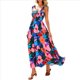 thumbnail image 1 of Vestido Maxi Bohemio de Verano para Mujer, Sin Mangas, Fruncido, con Tirantes Finos, Corte en A, Fluido, para Playa, , Talla L, 1 of 7