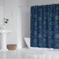 thumbnail image 2 of Blue Sun Moon Cloud Star Pattern Shower Curtain 84"x72" ,Bathroom Decorative Shower Curtains Set with 12 Hooks,Modern Waterproof Washable Shower Curtain, 2 of 6