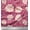 Fuschia Pink, variant on Soimoi Polyester Crepe Fabric Check & Roses Floral Print Sewing Fabric Yard 52 Inch Wide