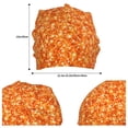 thumbnail image 2 of Rocae Orange Glitter for Beanies Hats for Men Women Warm Chunky Knit Hats Winter, 2 of 7