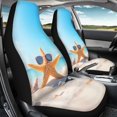 thumbnail image 4 of XYZCANDO Starfish Car Seat Covers for Woman Easy to Install Car Front Seat Covers Elastic Easy Install, for SUV Sedan Truck, 4 of 10