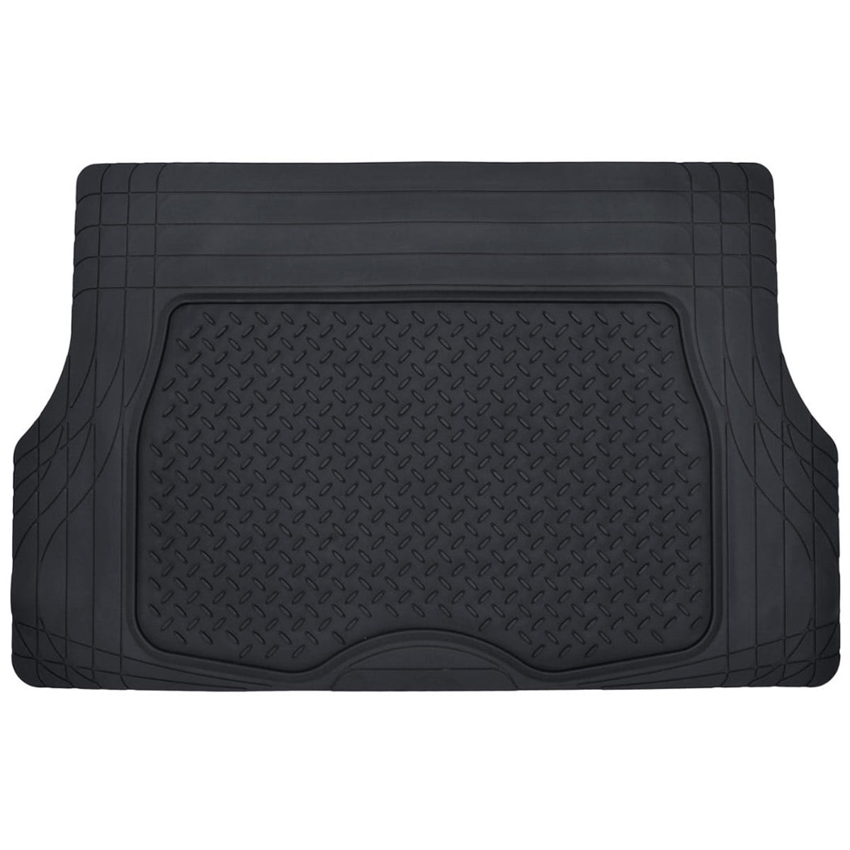 Photo 1 of Motor Trend Heavy-Duty Premium Rubber Cargo Floor Mat Trimmable Trunk Liner for Trucks and Sedans Multi Size