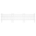 thumbnail image 3 of Suncast Grand View 14.5" x 24" Garden Border Fence Panel, White (4 Pack), 3 of 10