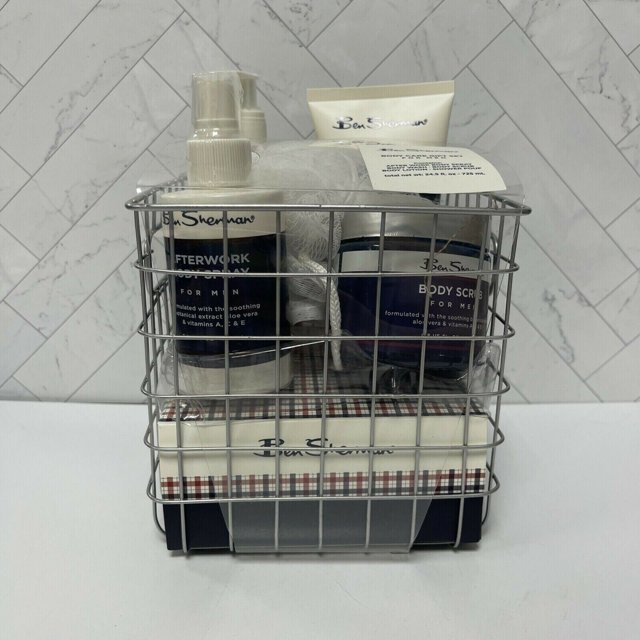 BEN Sherman Body Care Men's Gift Set, Bath and Body Gift Basket