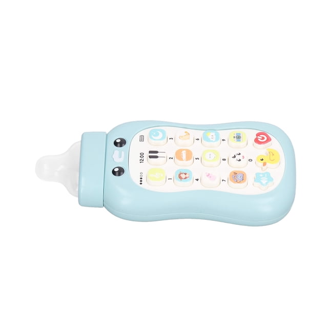 Teléfono móvil de juguete para niños, teléfono móvil de juguete para niños, teléfono móvil de juguete con música, teléfono celular de aprendizaje infantil, funcionamiento suave
