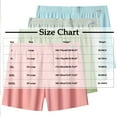 thumbnail image 2 of Aobny Silk Men Pajama Set White Plus 4 Pack Sleep Shorts Wide-Leg Short Pajama Shorts Men,XXXXL, 2 of 4