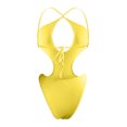 thumbnail image 4 of asdoklhq Swimsuits for Women Plus,Women Summer Solid Hollow Tank Top One-Piece Bikini Swimsuit Women Swimwear, 4 of 4