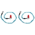 thumbnail image 1 of 2Pcs Kayak Paddle Leash Nylon Caoutchouc Résistant à la Corrosion Extensible Anti Perte Corde Kayak Rod Leash Bleu, 1 of 14