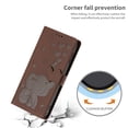 thumbnail image 5 of For Samsung Galaxy S21 FE 5G 6.4" Cartoon Elephant Embossed Strong Magnetic Attachment/Closure, Card Slots/Pocket, With Hand Strap，PU Leather Flip Wallet Case ﻿,Brown,For Galaxy S21 FE 5G, 5 of 10