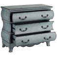 thumbnail image 5 of Coast to Coast Sherwood 39" Wide Traditional Aged Blue 3-Drawer Chest, 5 of 9