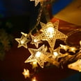 thumbnail image 2 of Star String Lights Indoor,20Ft 40LEDs Twinkle Multicolor Fairy Lights Battery Operated Waterproof Hanging Christmas Lights Indoor Outdoor for Tent Bedroom Patio Party, 2 of 5