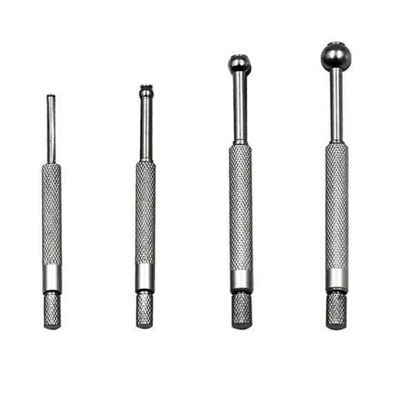 CIMAXIC 4 Pcs Full-Ball Small Bore Hole Precision Gage Gauge Set Telescoping Full Round Spherical Shaped Hardened Bore Gauge 3 to 14mm,4.13"X0.39"X0.39"