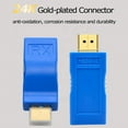thumbnail image 6 of HDMI Over Ethernet Extender Adapter 4K - 2-Pack, RJ45 Cat5e/6 Female to Female Coupler Kit for Long Distance Transmission, Plug & Play 1080p 4Kx2K HDTV, 6 of 9