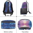 thumbnail image 6 of Pzuqiu Ice Cream Capybara Kids Backpack for Ages 6-18 17 Inch School Bag with Adjustable Straps Large Capacity Back to School Elementary High School Travel Use, 6 of 7