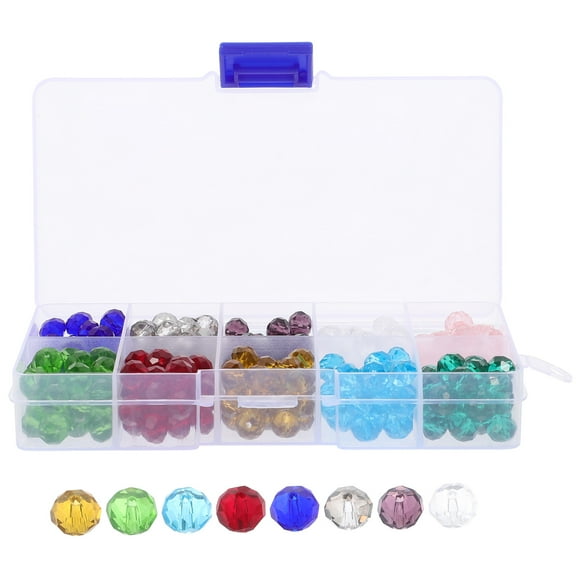 Milisten 1 Box of DIY Jewelry Beads DIY Crafts Glass Beads for Necklace Earrings Bracelet Making