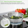 Steamer Basket Stainless Steel, Vegetable Steamer Basket for Pot,Folding Steamer Insert for