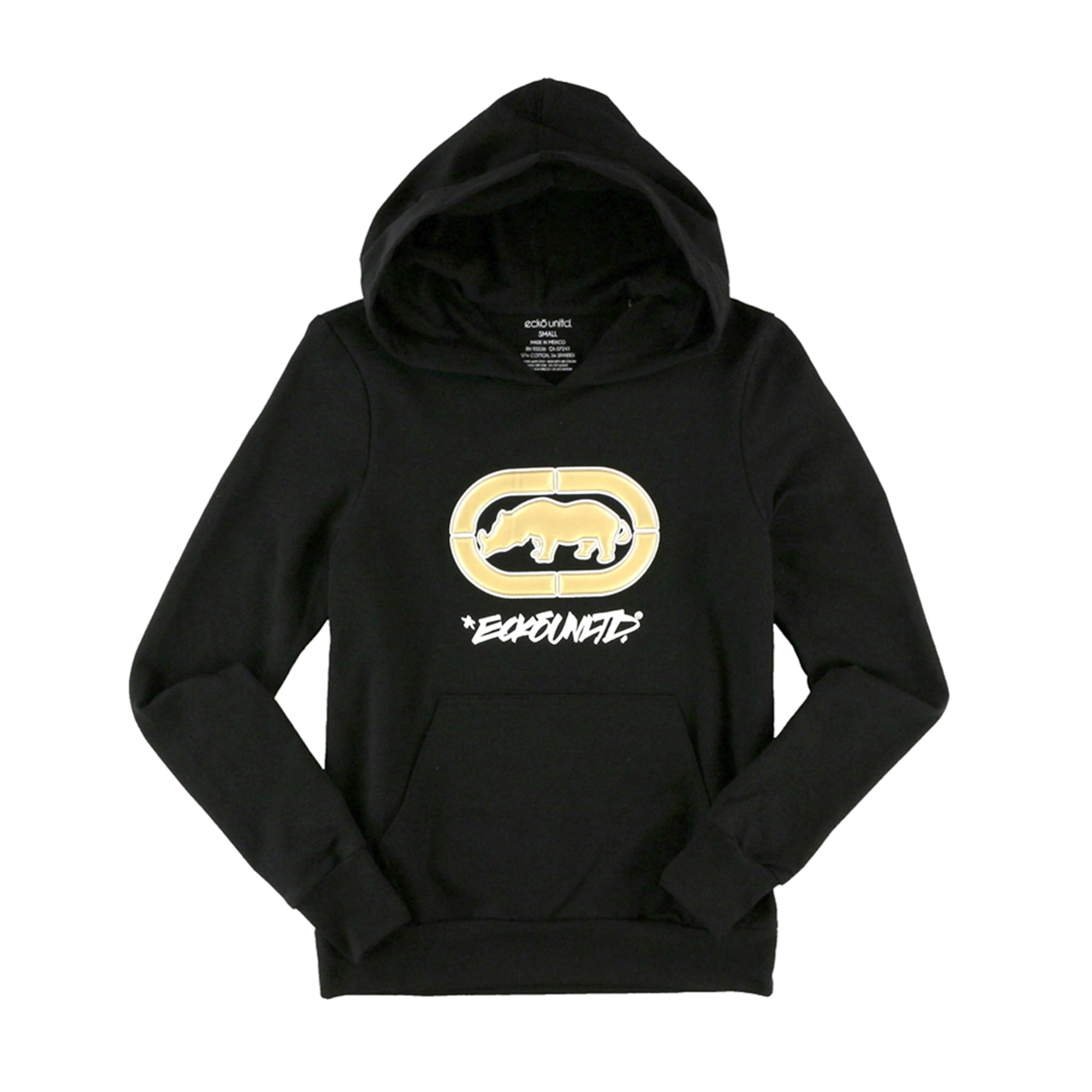Ecko Unltd. Womens Fast track Hoodie Sweatshirt Black Small