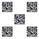 thumbnail image 3 of Inteprter Panel de pantallas divisorias colgantes, Panel divisor de habitación DIY, moderno, ligero y elegante, gráfico de pájaro negro, 4 Type2 NO2, 3 of 6
