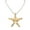 Gold, variant on YIEMEEN Coastal Inspire Handcraft Starfish Necklace Adjustable Chain Beach Accessory
