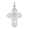 thumbnail image 4 of Auriga Fine Jewelry 925 Sterling Silver Rhodium-plated Miraculous Medal Cross Pendant for Women (L-36 mm, W-23 mm), 4 of 6