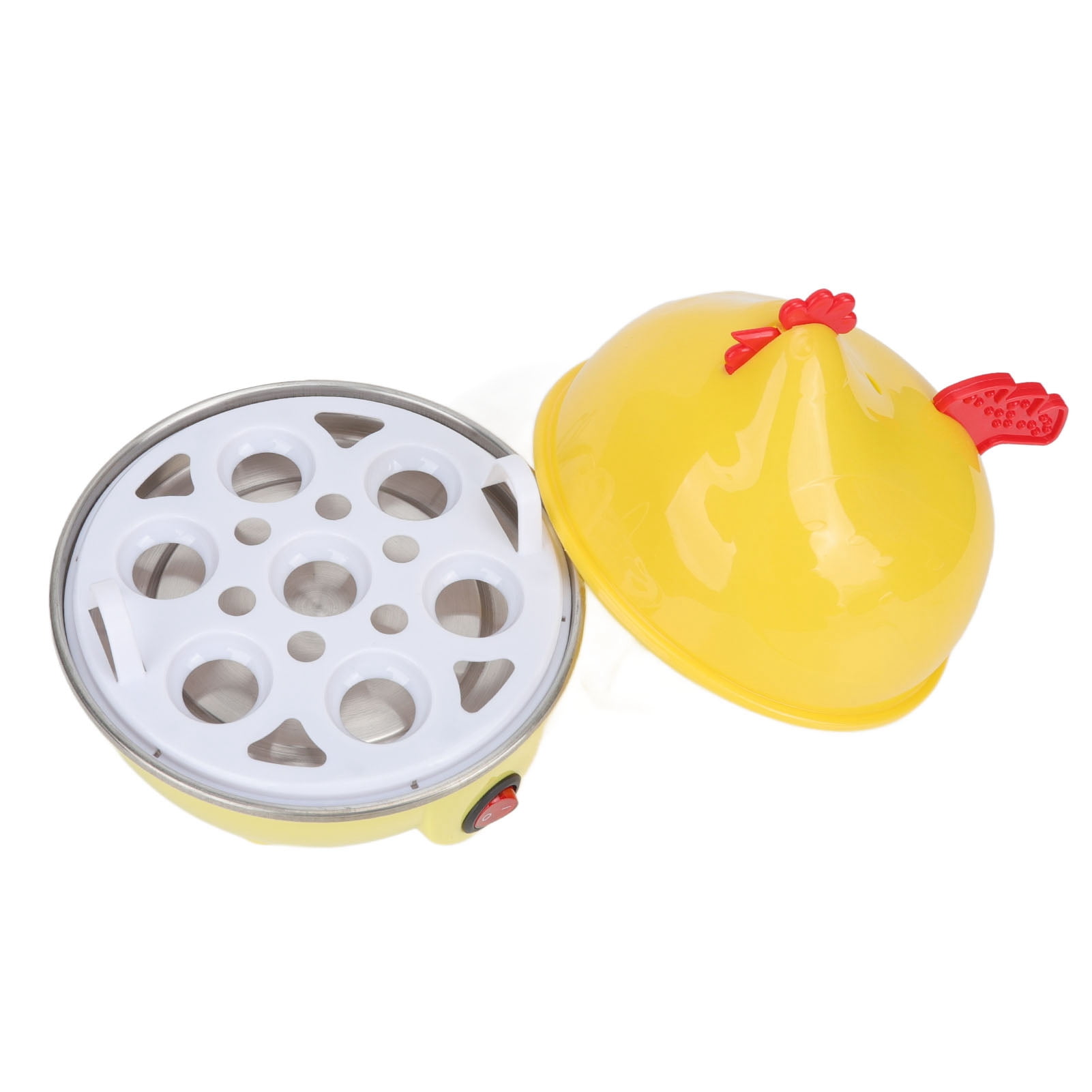 Electric Egg Cooker, 7 Egg Capacity Automatic Shut Off Chicken Shape  And  Quick Egg Cooker For Breakfast US Standard 110V