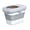 Grey-10L, variant on TIOVERY Dog Food Storage Container, 10-20lbs Collapsible Cat Food Containers with Airtight Clear Flip-top,Rolling Wheel and Pet Food Scoop, Pet Food Storage Container Bin for Dog Cat Bird Pets (Grey)