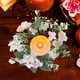 thumbnail image 5 of Decoración para mesa de comedor: Corona decorativa con flores bordadas simuladas, ideal para fiestas, bodas y aniversarios., 5 of 7