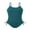 A-D, variant on 9-16T Girls Summer One Piece Swimsuits with Drawstring Adjustable Spaghetti Strap Ribbed Swimwear Bathing Suit, Size 9-16 Years