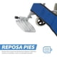 thumbnail image 3 of Silla de Ruedas de Traslado Ligera Plegable con Freno 4x4 rojo, 3 of 8