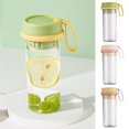 thumbnail image 1 of Fiudx Botella Deportiva, Diseño a Prueba de Fugas, Cordón Ajustable, Separador de Té, Ideal para Viajes Al Aire Libre y Gimnasio, Fácil de Transportar, Capacidad de 500 Ml, Plástico Esmerilado Durade, 1 of 7