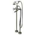 thumbnail image 2 of Transolid Cromwell Double Handle Floor Mounted Freestanding Tub Filler with Hand Shower, 2 of 3