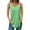 Green, variant on Scyoekwg Summer Tank Tops for Women V-Neck Tunic Tank Tops Sleeveless T Shirts Loose Shirts Trendy Polka Dots Print Comfy Casual Tshirt Blouses (Yellow,L)