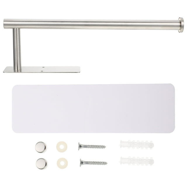 Shisuyan Toilet Tissue Holder For Bathroom Silver 1 Set 13.2X3.9X1.8In