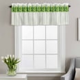 thumbnail image 4 of Green Plants Window Valance for Kitchen, Watercolor Simple Spring Green Leaves Botanical Lines Rod Pocket Short Curtain for Small Windows, Light Filtering Decorative Valance, 60 x 14 Inch, 4 of 9