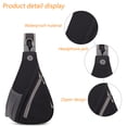 thumbnail image 4 of Bandolera cruzada en el pecho y hombro, bolsa de bolsillo personal, bolsas de viaje antirrobo, mochila para hombres y mujeres, resistente al agua, 4 of 5