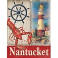 thumbnail image 2 of Williams, Todd 12x14 White Modern Wood Framed Museum Art Print Titled - Nantucket, 2 of 4