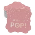 thumbnail image 1 of Inkdotpot Pack Of 50 Real Rose Gold Foil Bracket Shape Paper Tags Ready To Pop Baby Shower Favor Hang Tags, 1 of 7