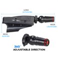 thumbnail image 4 of Puntero De Vista Láser De Putter De Golf Herramienta de línea de práctica de golf Objetivo de putter ajustable de 360 ​​​​grados para práctica de swing de golf, 4 of 9