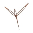thumbnail image 2 of Riguas 2/3Pcs Clock Pointers Solid Walnut Wood High Torque Repair Parts DIY 12/14 Inch Wall Quartz Clock Modern DIY Hands for Home, 2 of 8