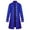 Blue Gothic Coat for Men, variant on Mens Gothic Coat Fashion 2025 Trendy Classic Solid Coat Stand Collar Jacket Steampunk Design Casual Workout Long Sleeve Clothes Blue XXL