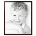 thumbnail image 2 of ArtToFrames 28" x 34" Walnut Picture Frame, 28x34 inch Brown Wood Poster Frame (WOM-4106), 2 of 8